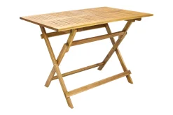 Hagegruppe FINLAY bord og 4 stoler 110x75xH72cm