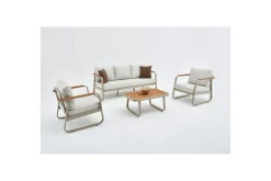 Hage loungesett Rio Beige