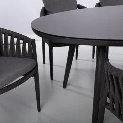 Hagemøbelsett HOME4YOU Bristol bord og 6 stoler
