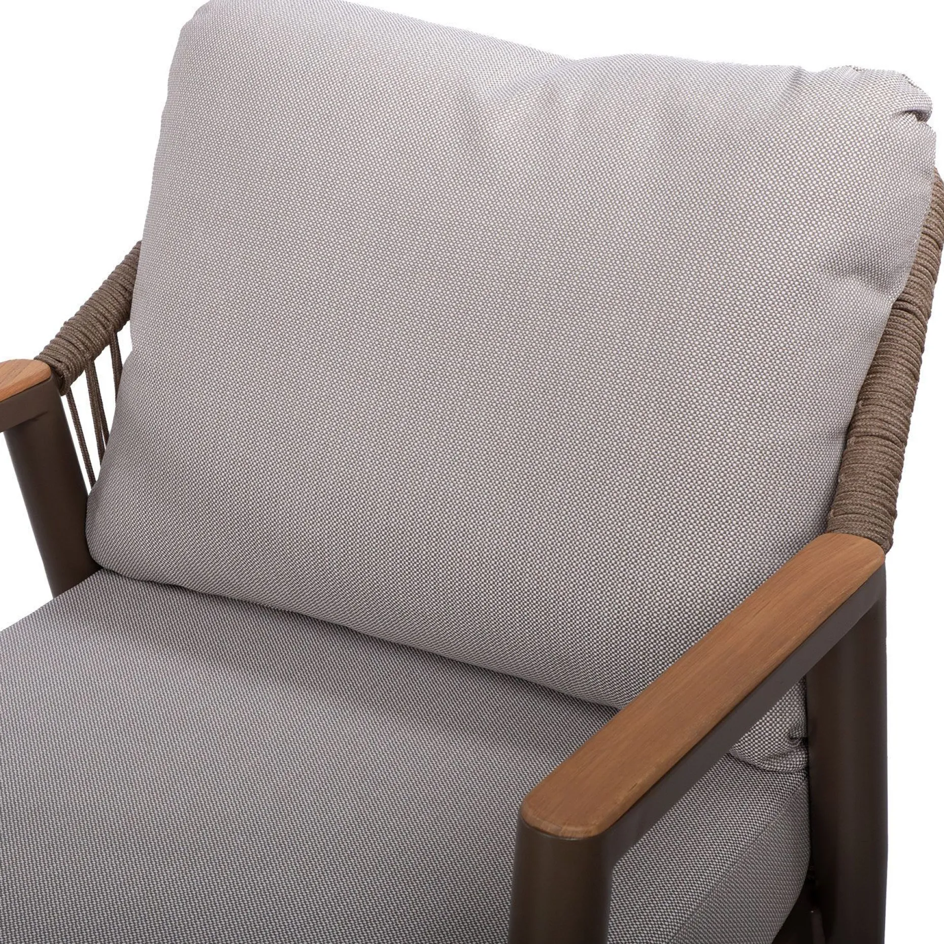 Hagemøbelsett HOME4YOU Delia bord, sofa og 2 stoler