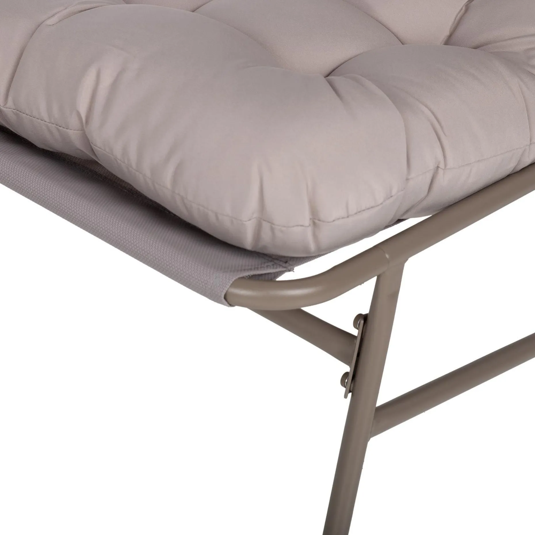 Hagemøbelsett HOME4YOU Jive bord og 2 stoler, taupe