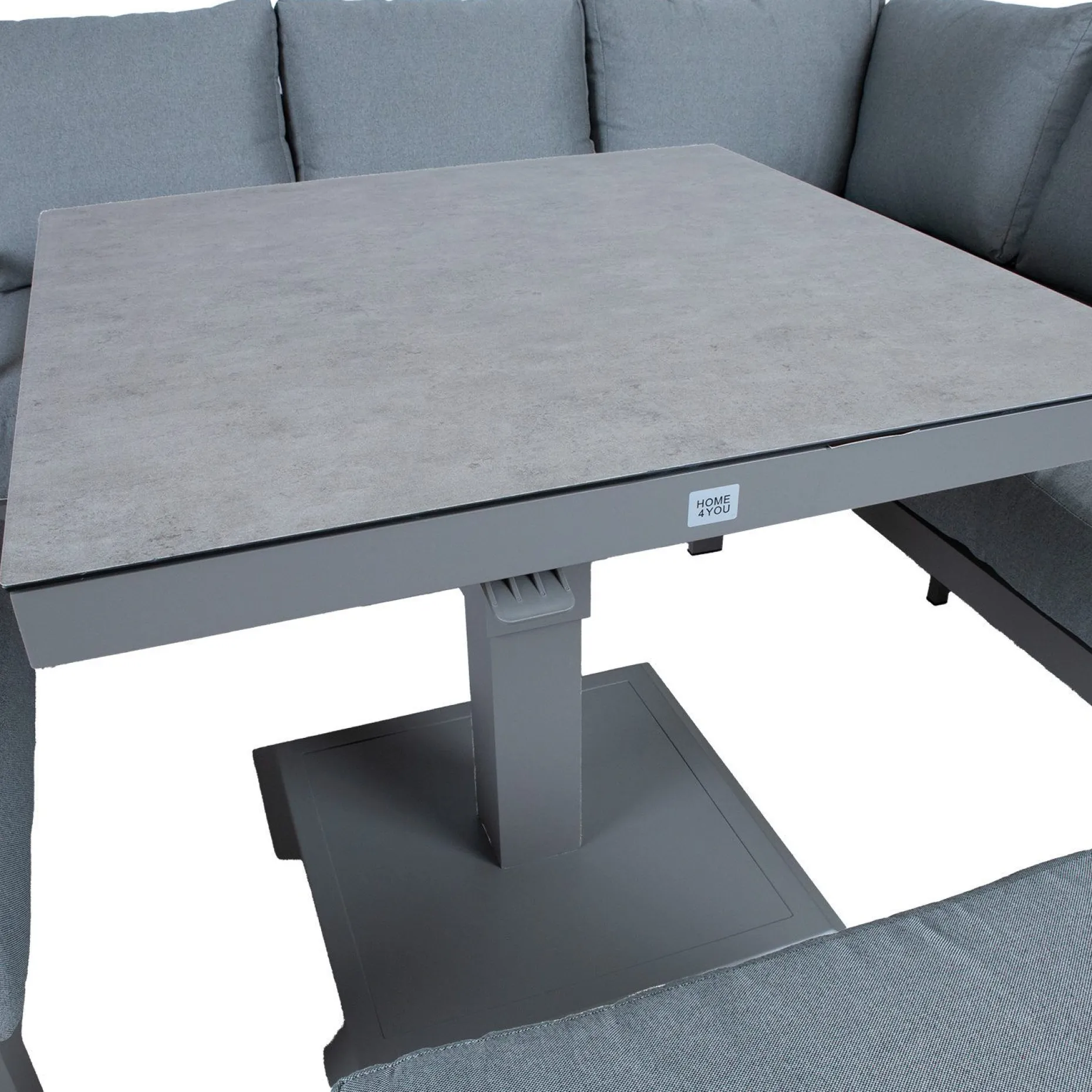 Hagemøbelsett HOME4YOU Rio 4 deler gråbeige
