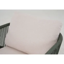 Hagemøbelsett HOME4YOU Tuxedo bord, sofa og 2 stoler