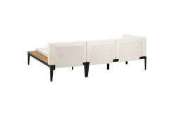 Hagesofagruppe med bord 3-seters Bracciano