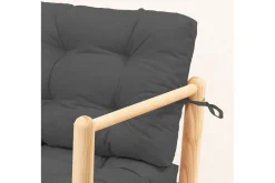 Hagesofa med 1 sete Hue Antrasitt