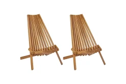 Hagestoler sett med 2 Bellano