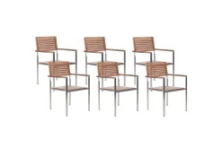 Hagestol sett med 6 Viareggio