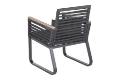 Hagestol 2 stk svart CANETTO