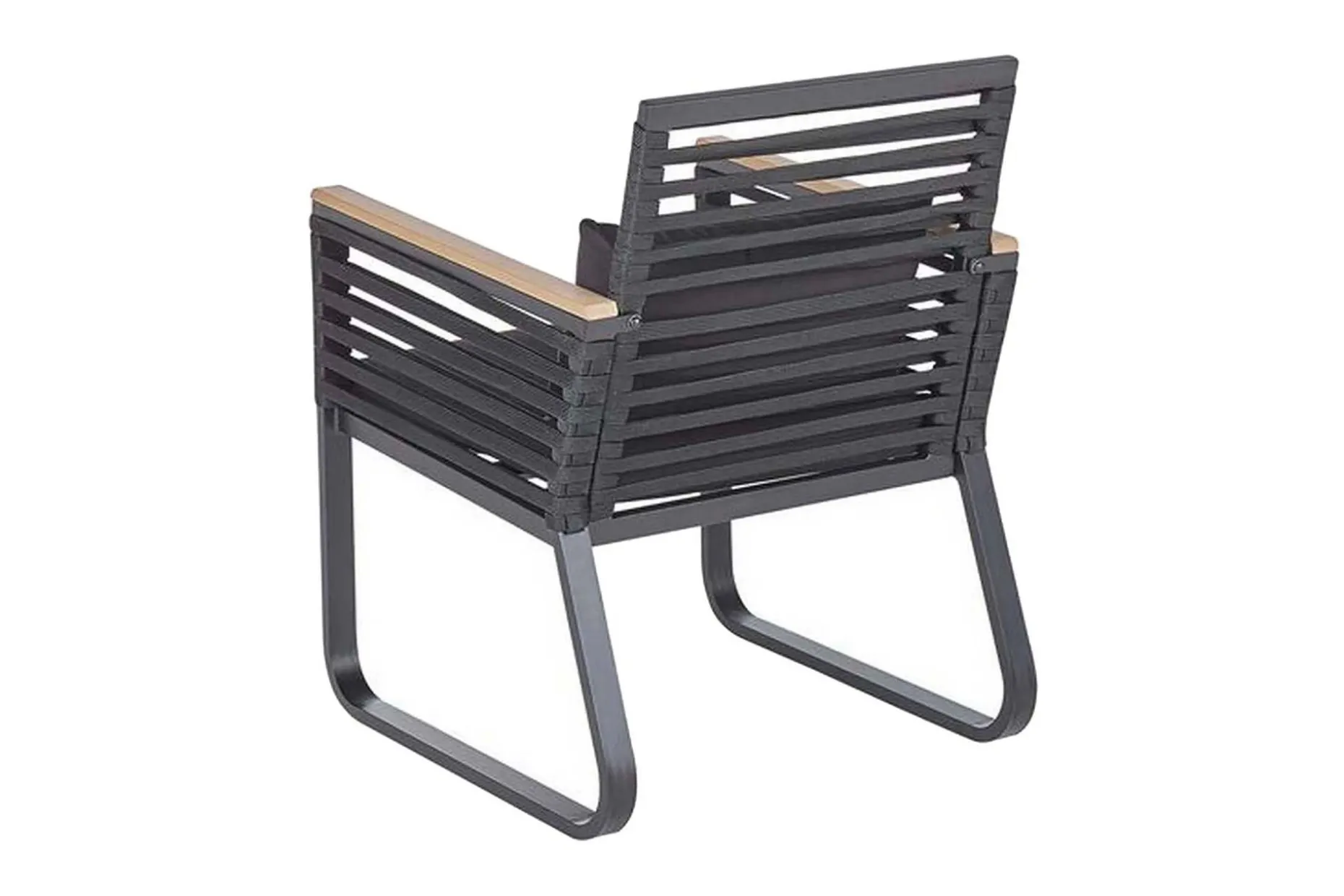 Hagestol 2 stk svart CANETTO