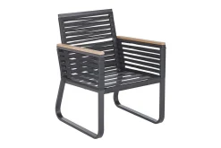 Hagestol 2 stk svart CANETTO