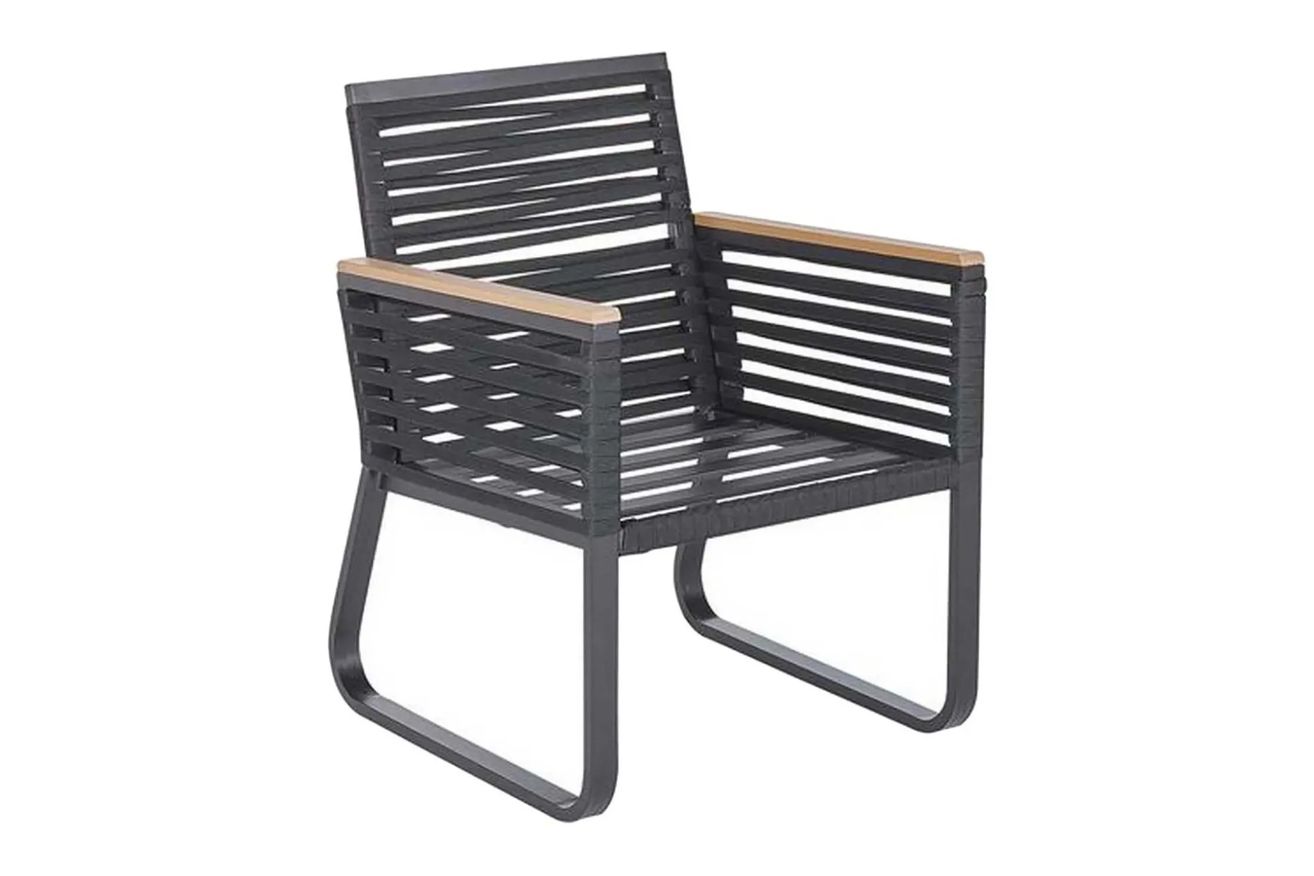 Hagestol 2 stk svart CANETTO