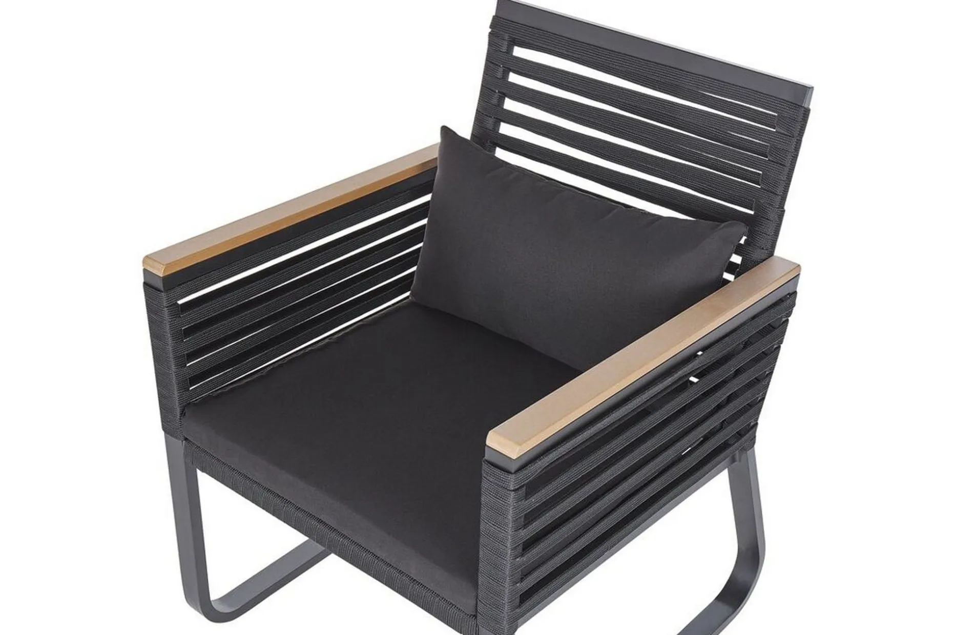 Hagestol 2 stk svart CANETTO