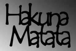 Hakuna Matata 8 Veggdekor