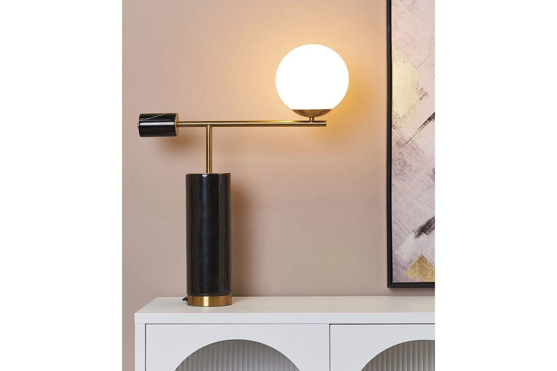 Halkvir Bordlampe 65 cm E27
