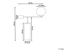 Halkvir Bordlampe 65 cm E27
