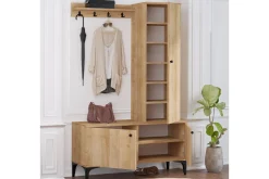 Hall Stand Eik|Svart