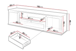 Hammerdal TV-benk 182 cm