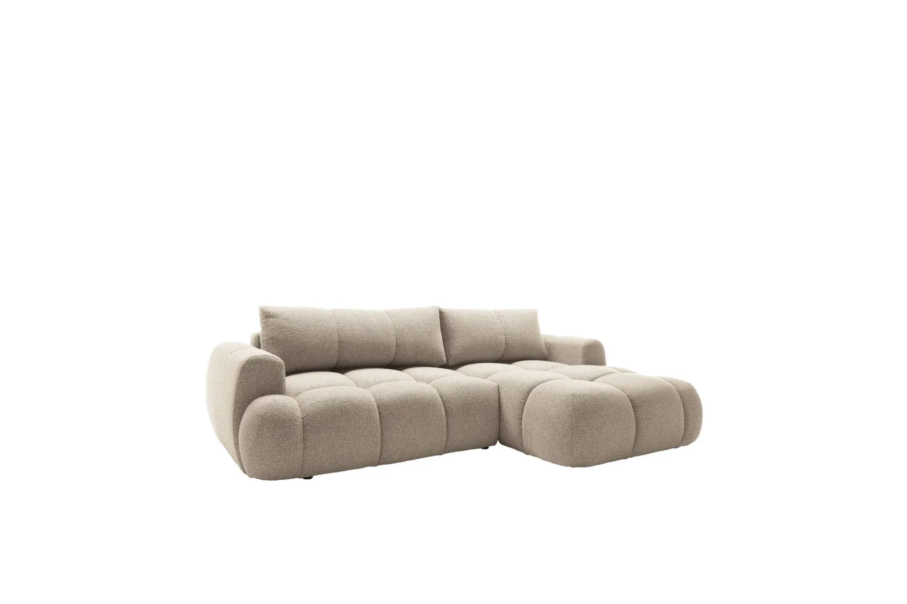 Handu Sovesofa med Sjeselong 3-seter i Bouclé