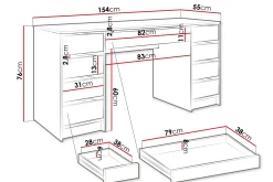 Harland Sminkbord 154 cm