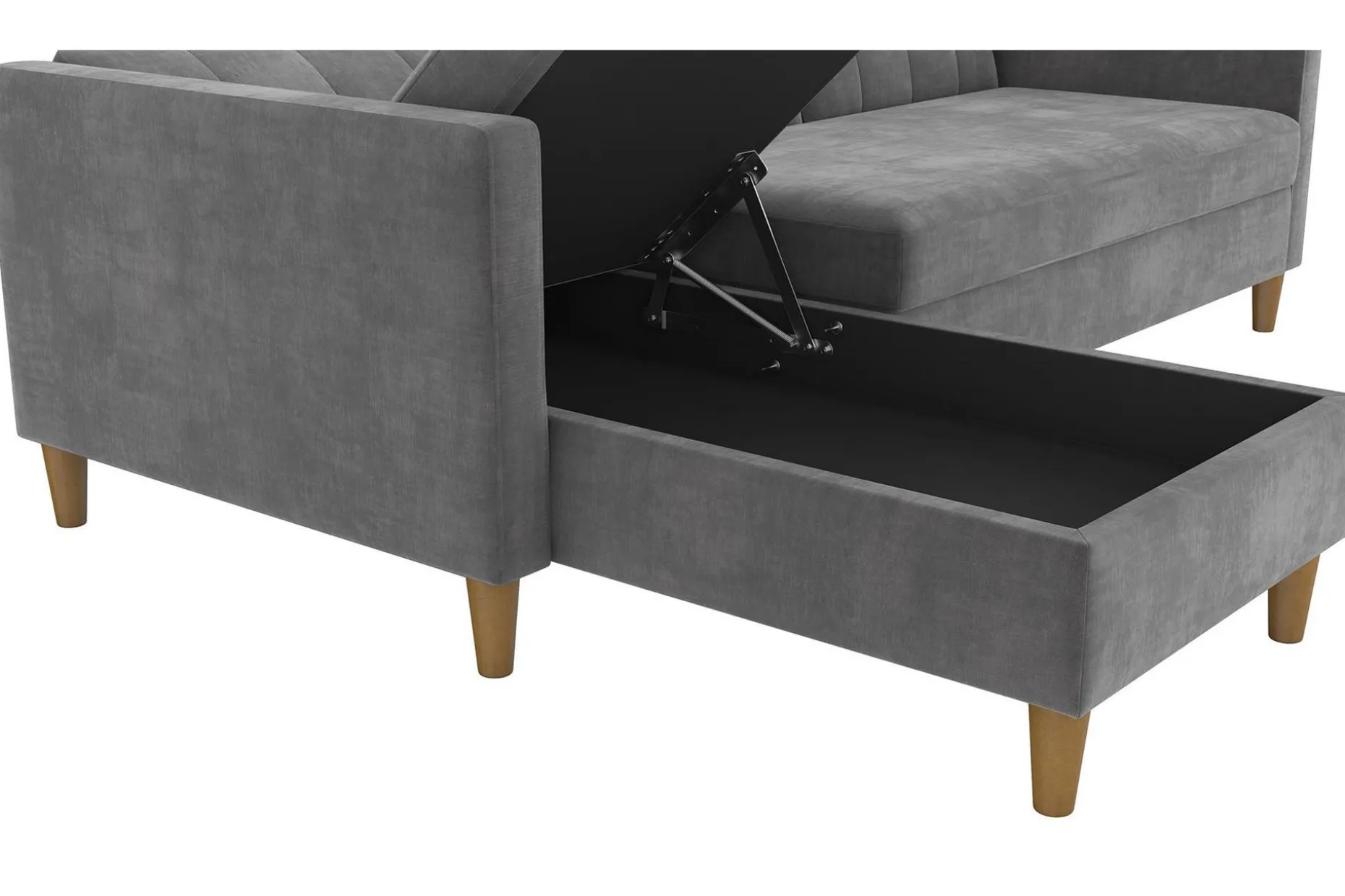 Hartford 3-sits Divansovesofa Grå