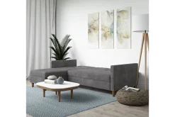 Hartford 3-sits Divansovesofa Grå