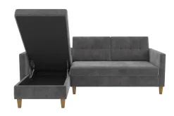 Hartford 3-sits Divansovesofa Grå