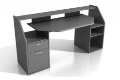 Harvilchuck Skrivebord med Oppbevaringshyller + Skuff + Skap
