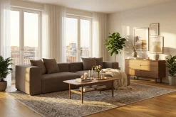 Havana 3-seters Lav Sofa med vendbar divan