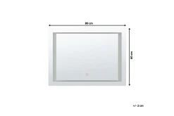 Heasandford Speil LED 60x80 cm