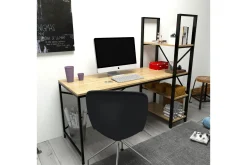 Hejde Skrivebord 160 cm med Oppbevaringshyller