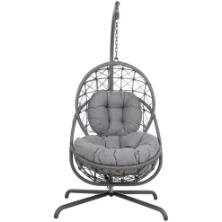 Hengestol HOME4YOU Amara 134x134x196 cm mørkegrå