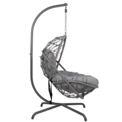 Hengestol HOME4YOU Amara 134x134x196 cm mørkegrå