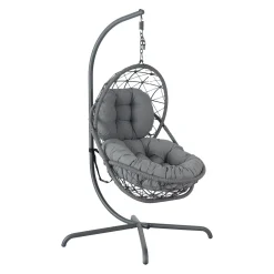 Hengestol HOME4YOU Amara 134x134x196 cm mørkegrå