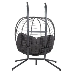Hengestol HOME4YOU Finse 2-seter 142x106x194 cm mørkegrå