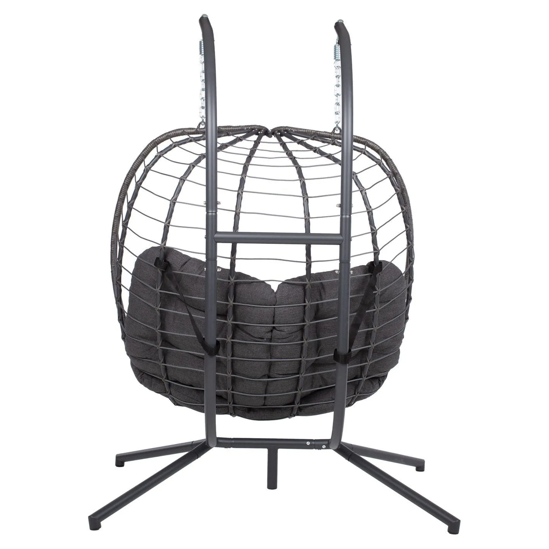 Hengestol HOME4YOU Finse 2-seter 142x106x194 cm mørkegrå