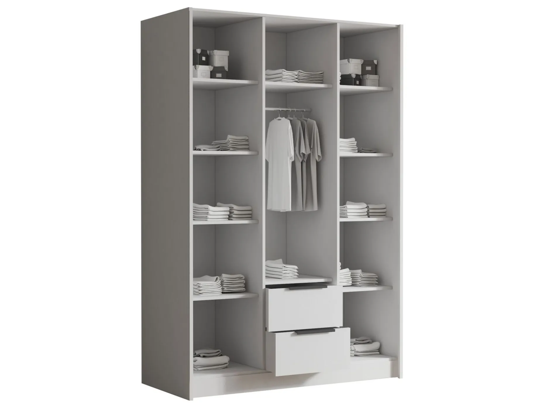 Herrljunga Garderob 150x215 cm med Skuffer