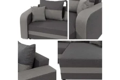 Hewlet Sofa med Divan 3-seter