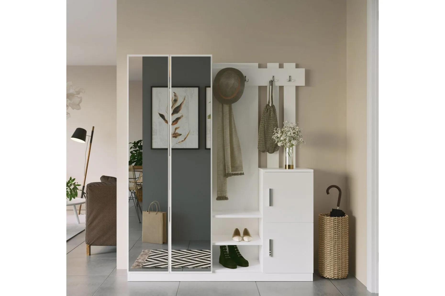 Hialeh Gangmøbelsett 38x147 cm
