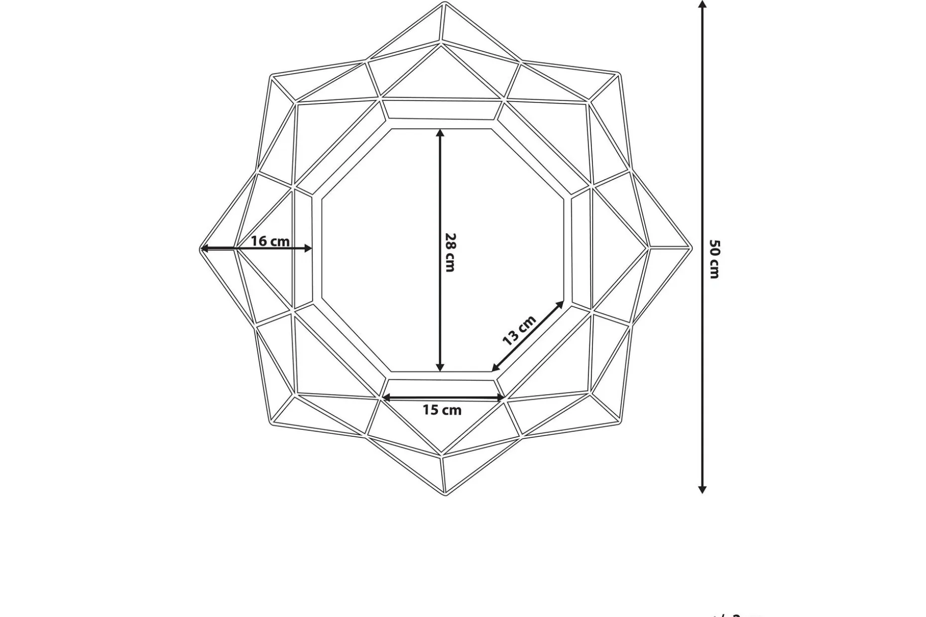 Hillion Speil 50 cm
