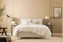 Hilton Premium Komplett Sengpakke 180x200 cm Kontinentalseng med Sengegavl