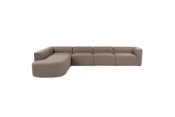 Hjørnesofa Abbas Lys Brun