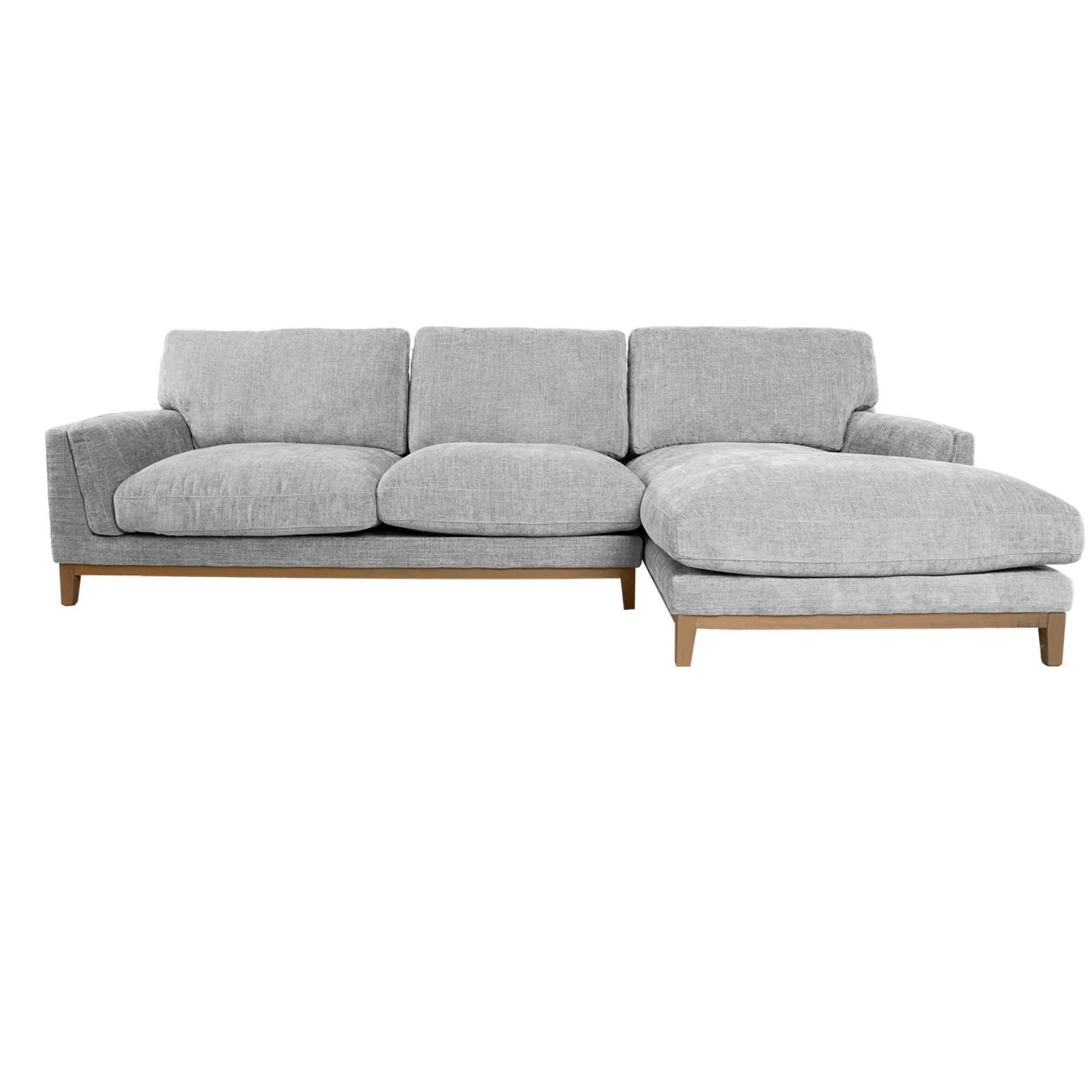 Hjørnesofa HOME4YOU Basil Grå Høyre hjørne