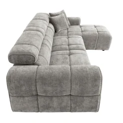 Hjørnesofa HOME4YOU BELISMA høyre hjørne Grå