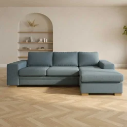 Hjørnesofa HOME4YOU Dagmar lyseblå