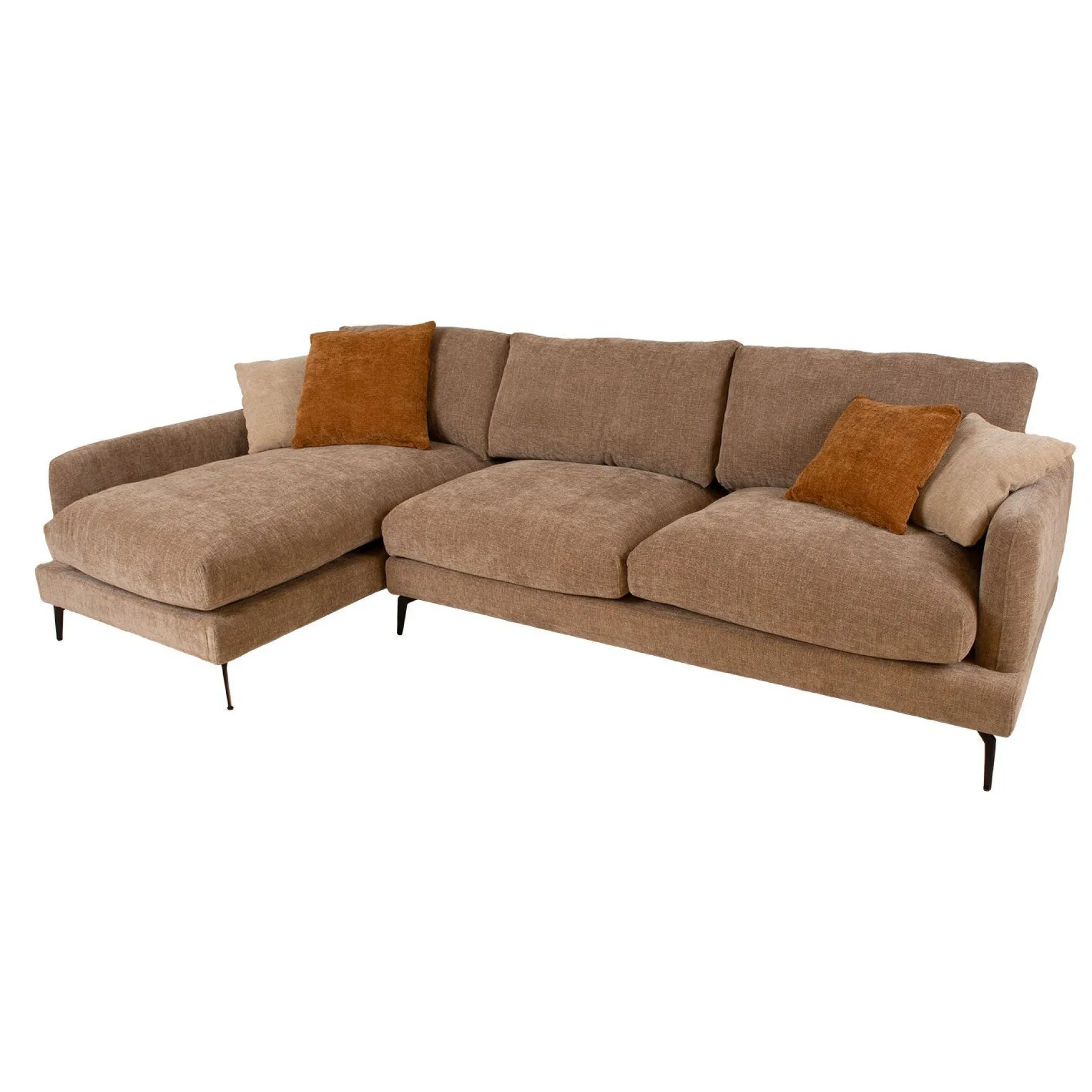 Hjørnesofa HOME4YOU Daisy Beige Venstre hjørne