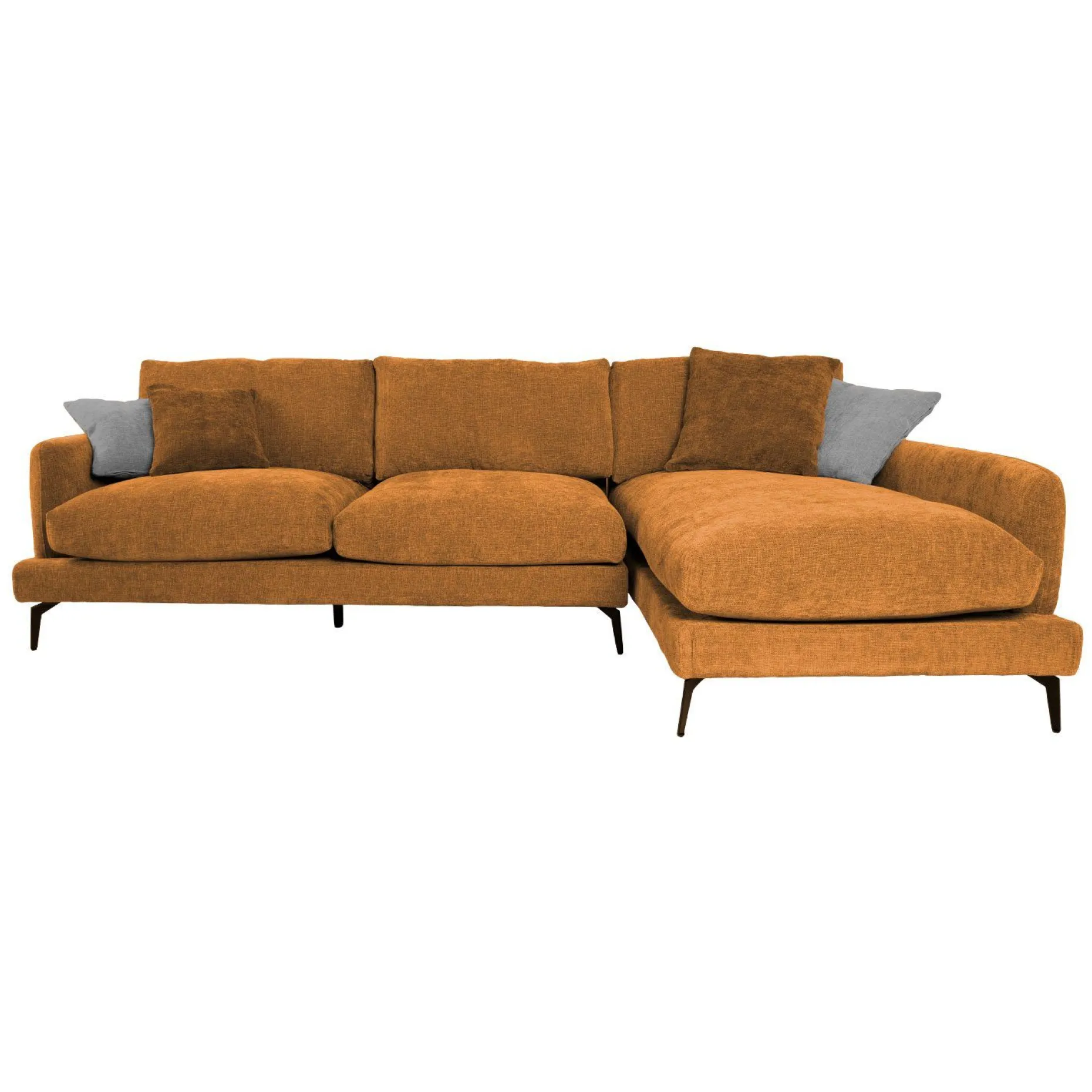 Hjørnesofa HOME4YOU Daisy Brun Høyre hjørne