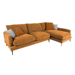 Hjørnesofa HOME4YOU Daisy Brun Høyre hjørne