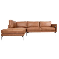 Hjørnesofa HOME4YOU Sofia Brun Venstre hjørne