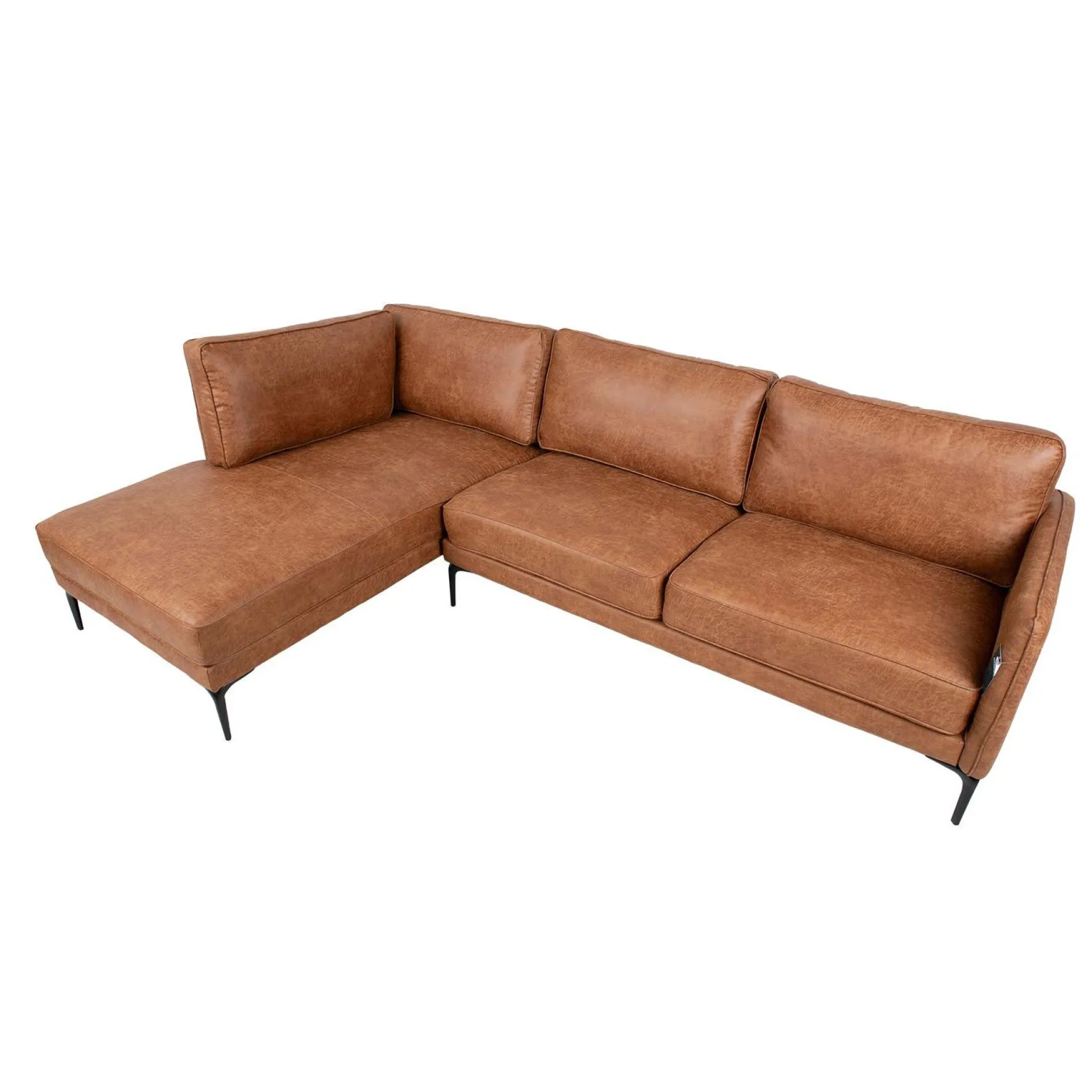 Hjørnesofa HOME4YOU Sofia Brun Venstre hjørne