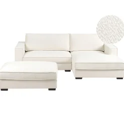 Hjørnesofa med fotskammel Renders